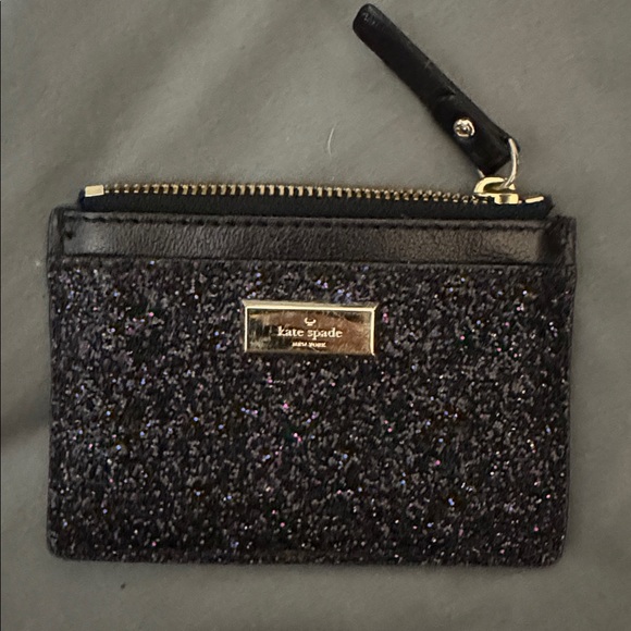 kate spade Handbags - Kate Spade small black card holder-used